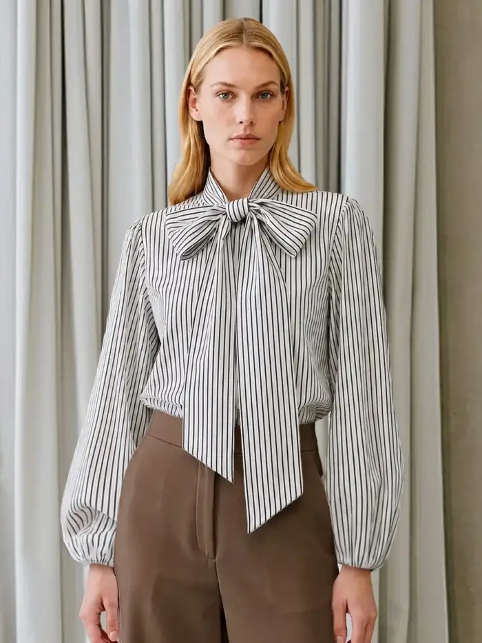 CA 01 - Camicia Con Fiocco